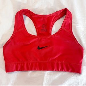 Red Nike Sports Bra